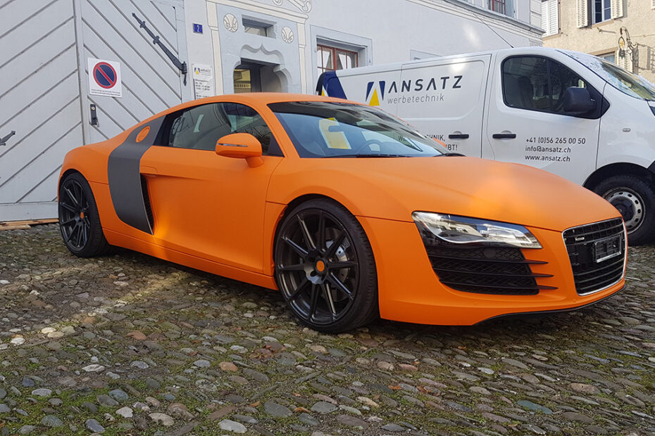 audi r8 carwrap