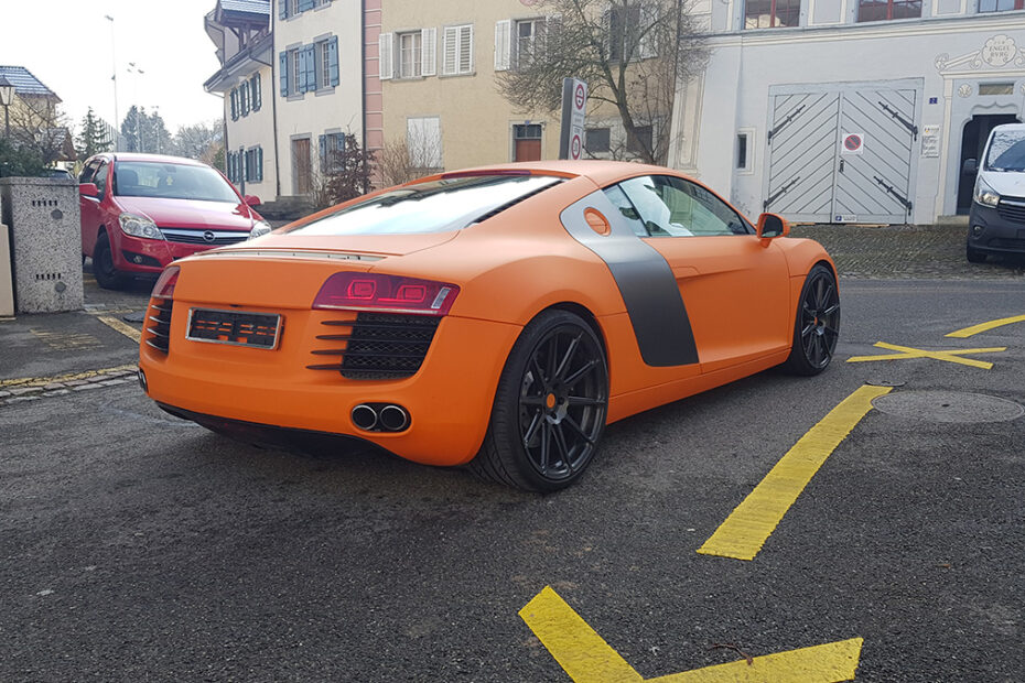 audi r8 folierung