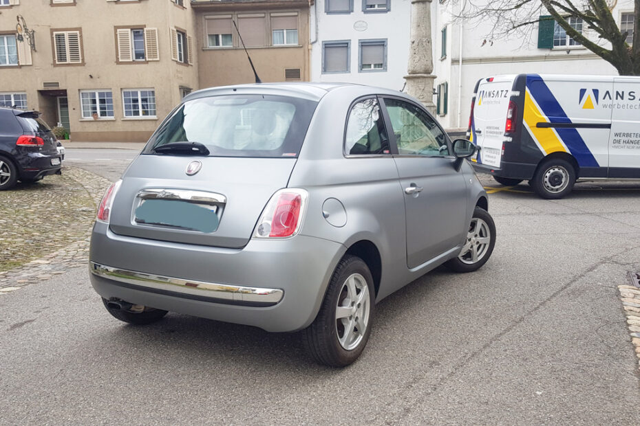 car wrapping fiat 500